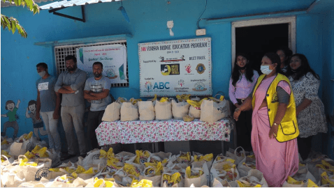 CSR Partner donating supplies