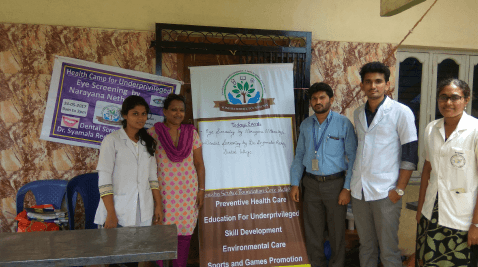 Health Camp Conducted by Narayana Nethralaya