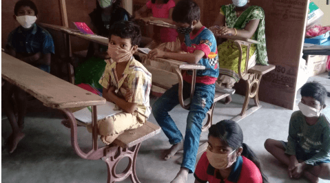 Students in classroom