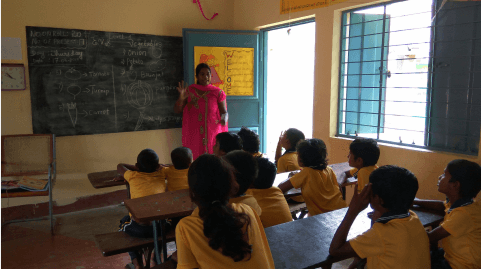 Students in classroom