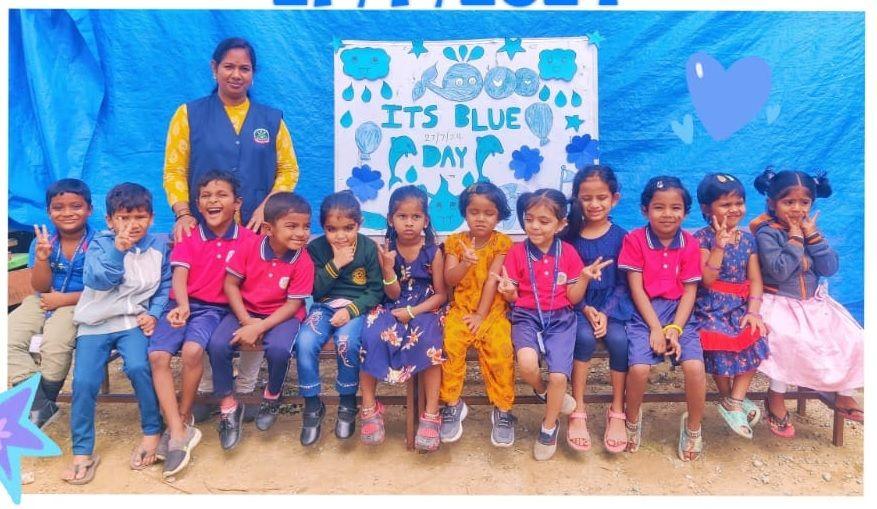 Blue Colour Day Celebration