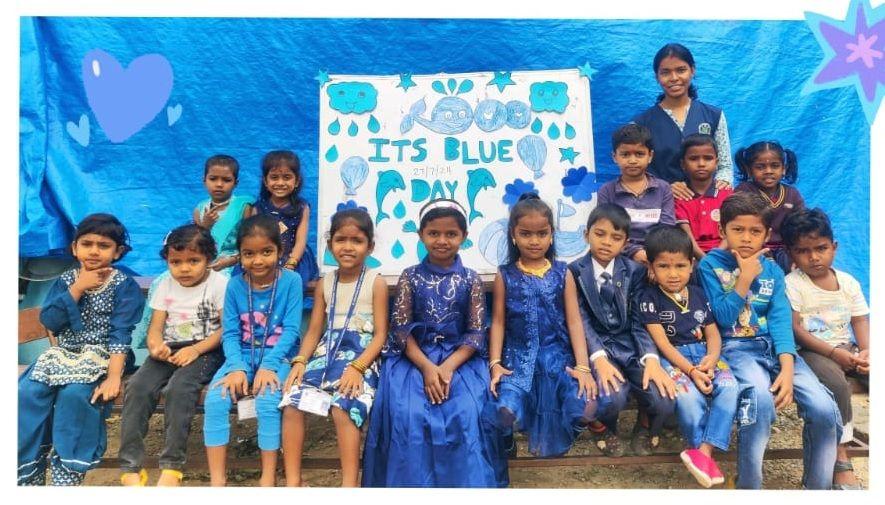 Blue Colour Day Celebration