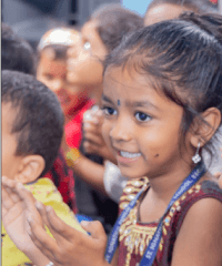 Child Smiling In School