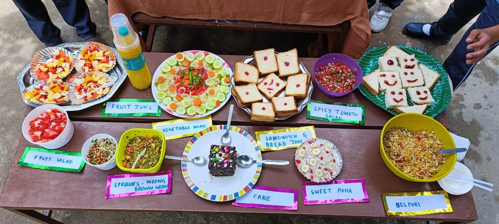 Food cooked by students