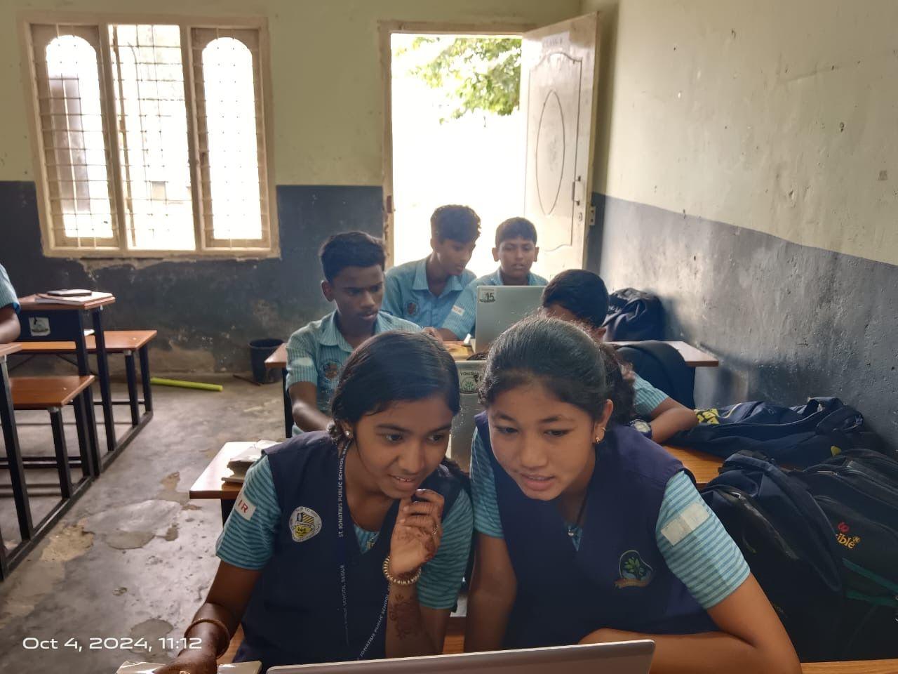 Children in classroom