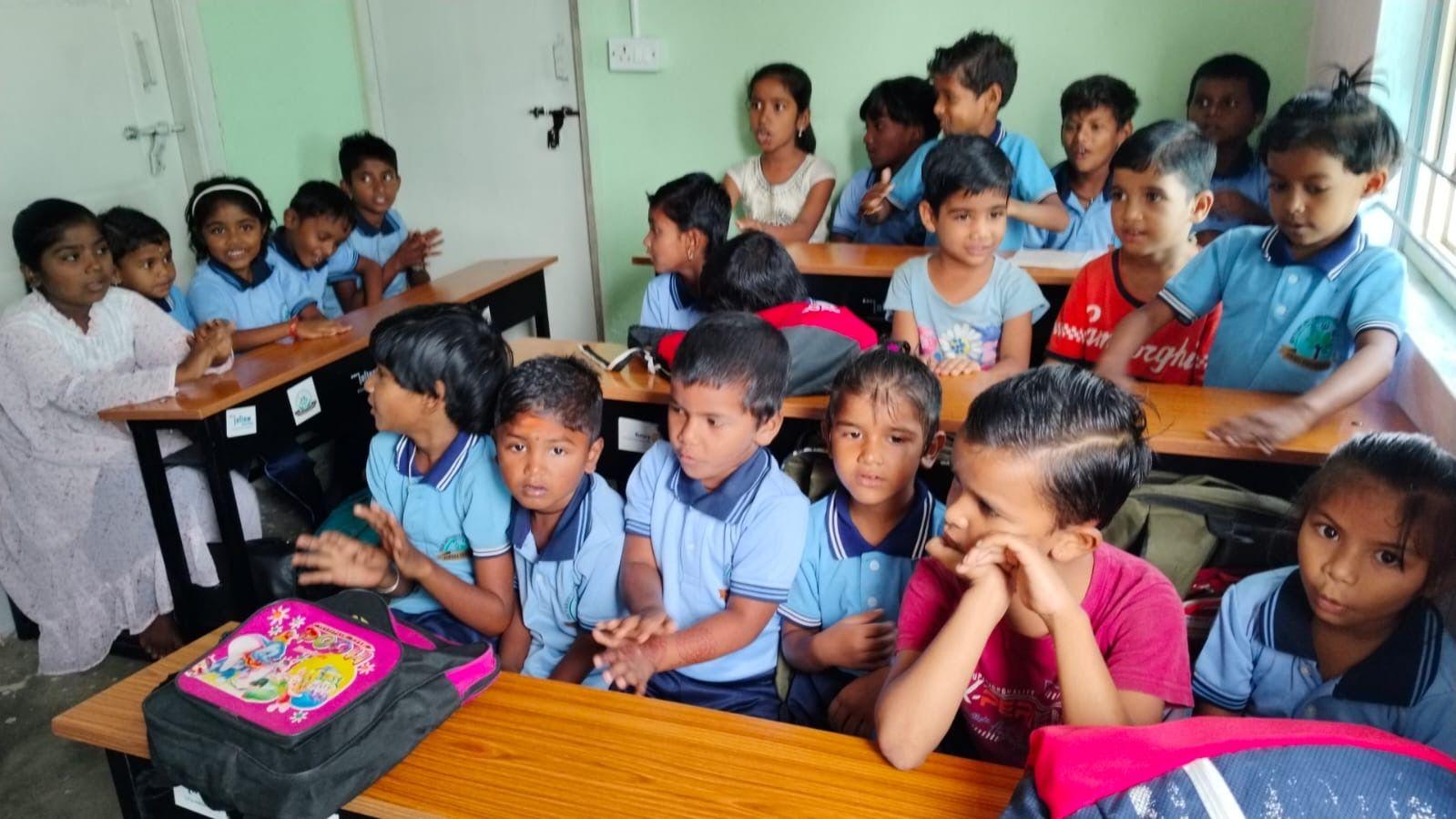 Students in classroom